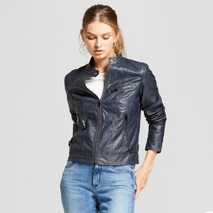A New Day Moto Jacket Navy